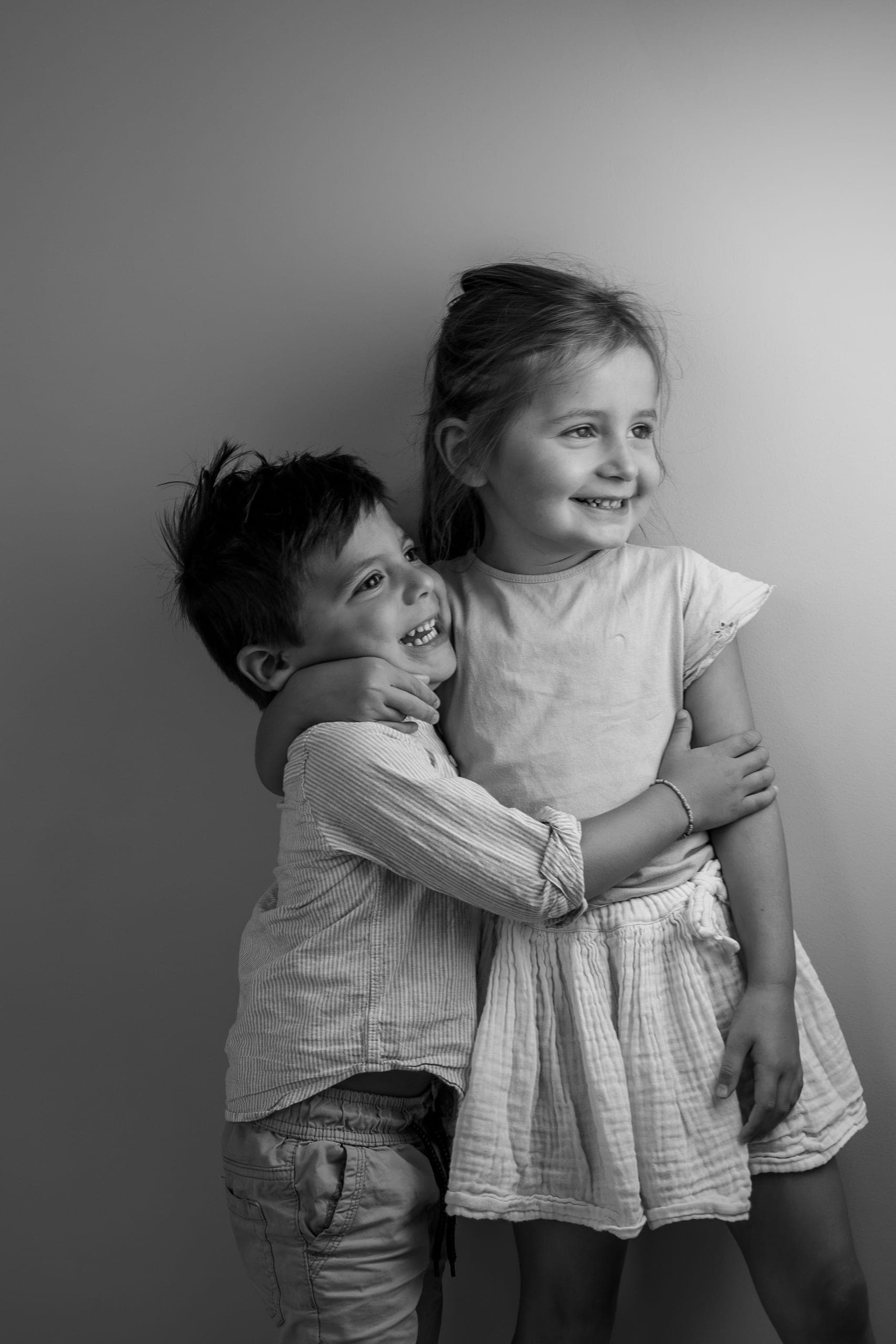 Moment de tendresse en famille